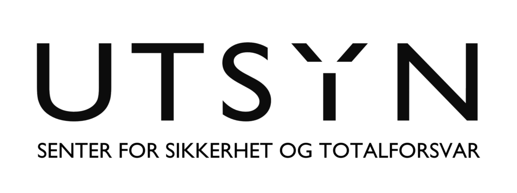 UTSYN - SENTER FOR SIKKERHET OG TOTALFORSVAR - logo med lenke til forsiden.
