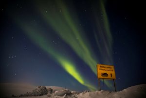 Nordlys under øvelse Joint Viking 2017 i Finnmark. Foto: Anette Ask / Forsvaret