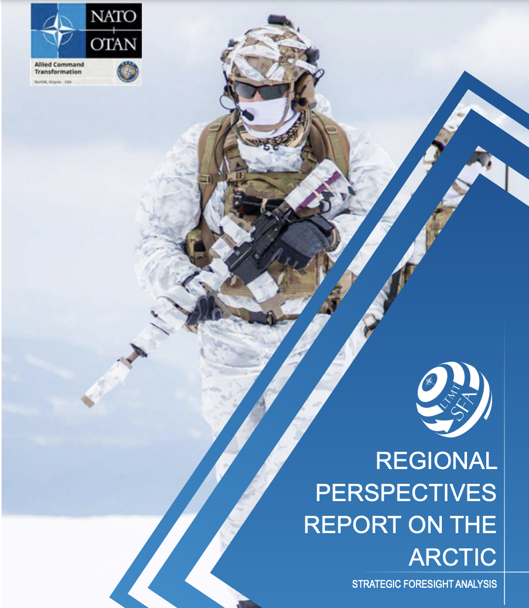 Skjermdump av NATOs rapport “Regional Perspectives Report on the Arctic” fra 2021.