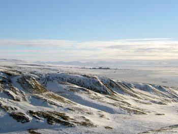 Eureka værstasjon på Ellesmere Island i Canadas provins Nunavut. Foto: NASA / Wikimedia Commons