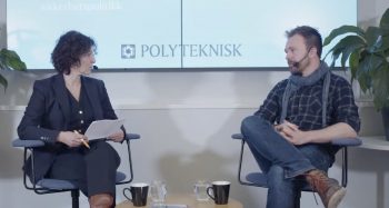 Ingrid Vik og Eskil Grendahl Sivertsen. Foto: Polyteknisk Forening